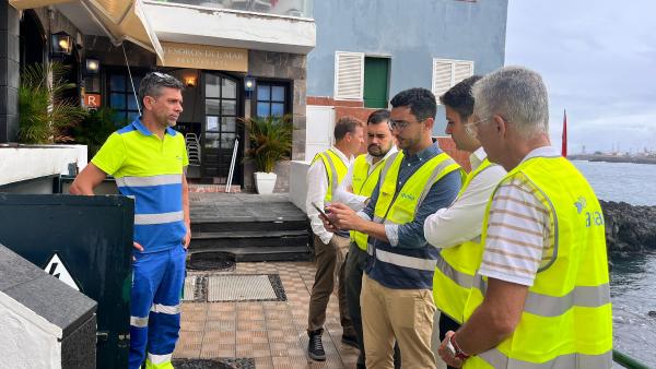 Visita a las instalaciones de saneamiento del municipio